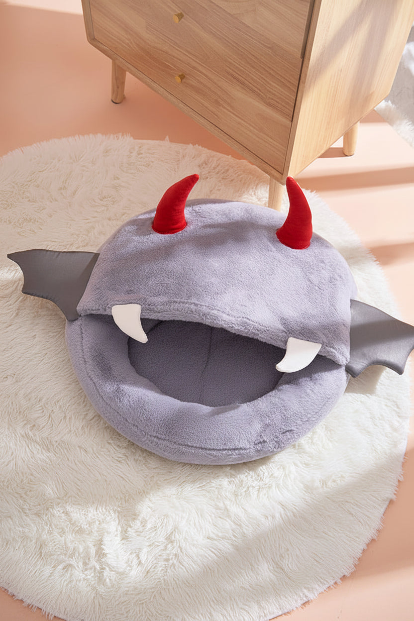 Cozy Cave Cat Bed — Warm Semi-Enclosed Hideaway for Cats