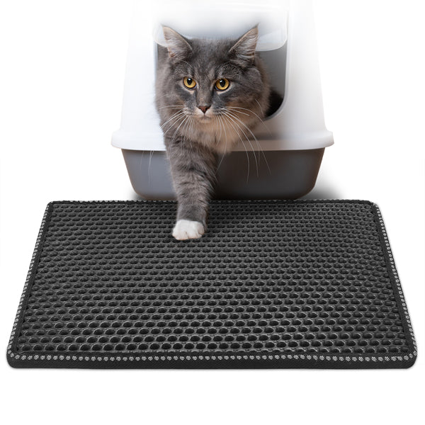 Cat Litter Trapping Mat — Double-Layer, Waterproof