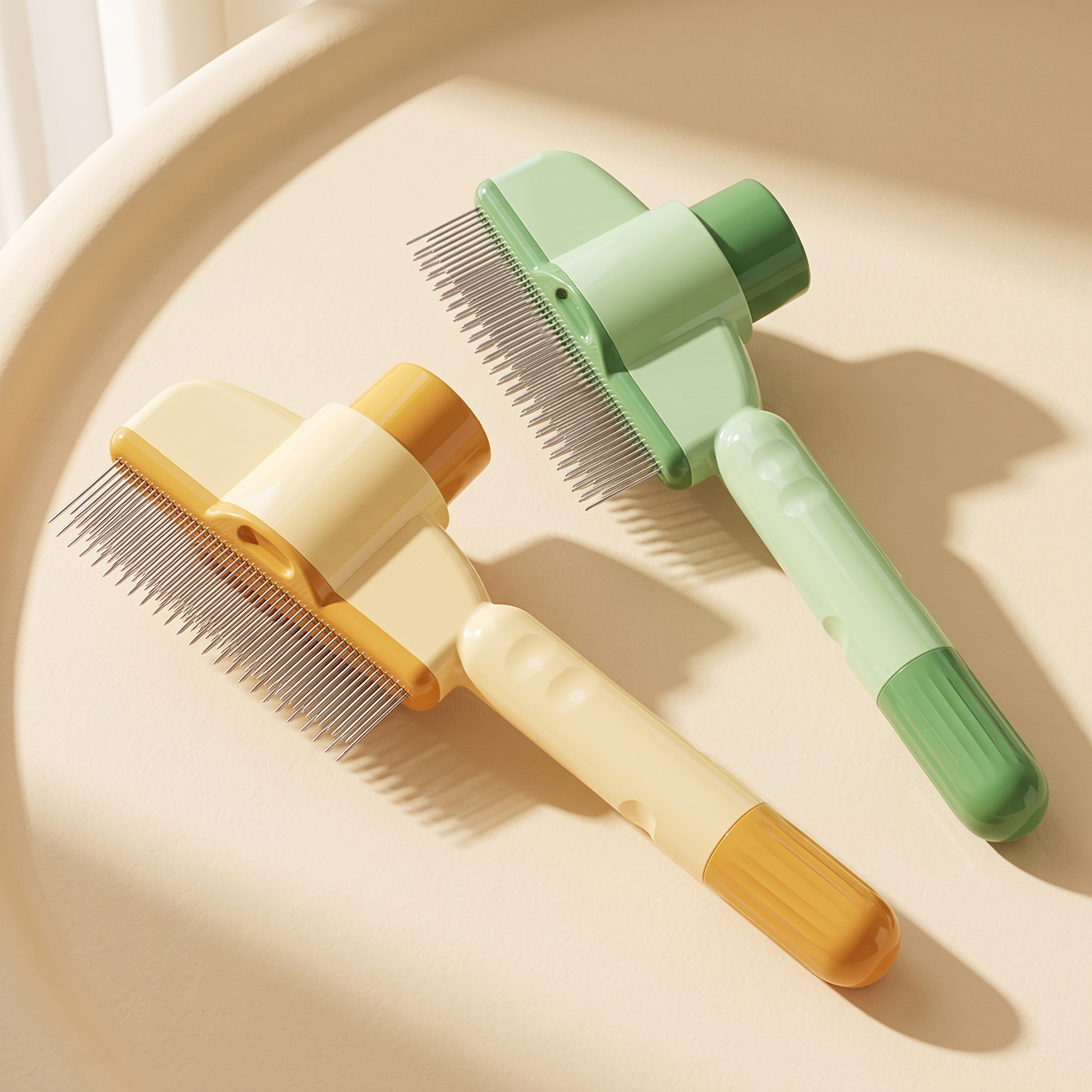 Self-Cleaning Pet Grooming Comb