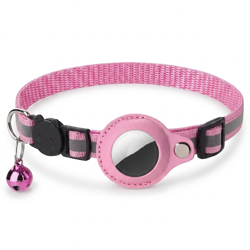 Breakaway Cat Collar with Tracker Holder