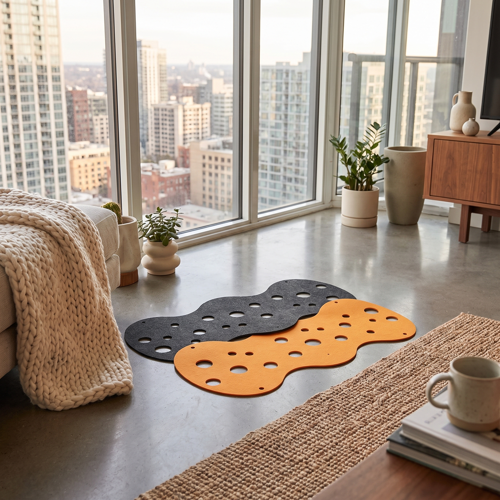Felt Cat Tunnel — Collapsible Peekaboo Hideaway