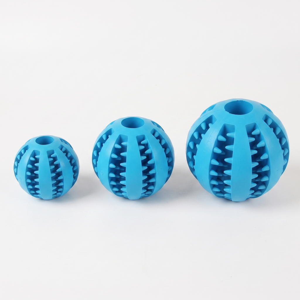 Treat-Dispensing Chew Ball — Enrichment Dog Toy