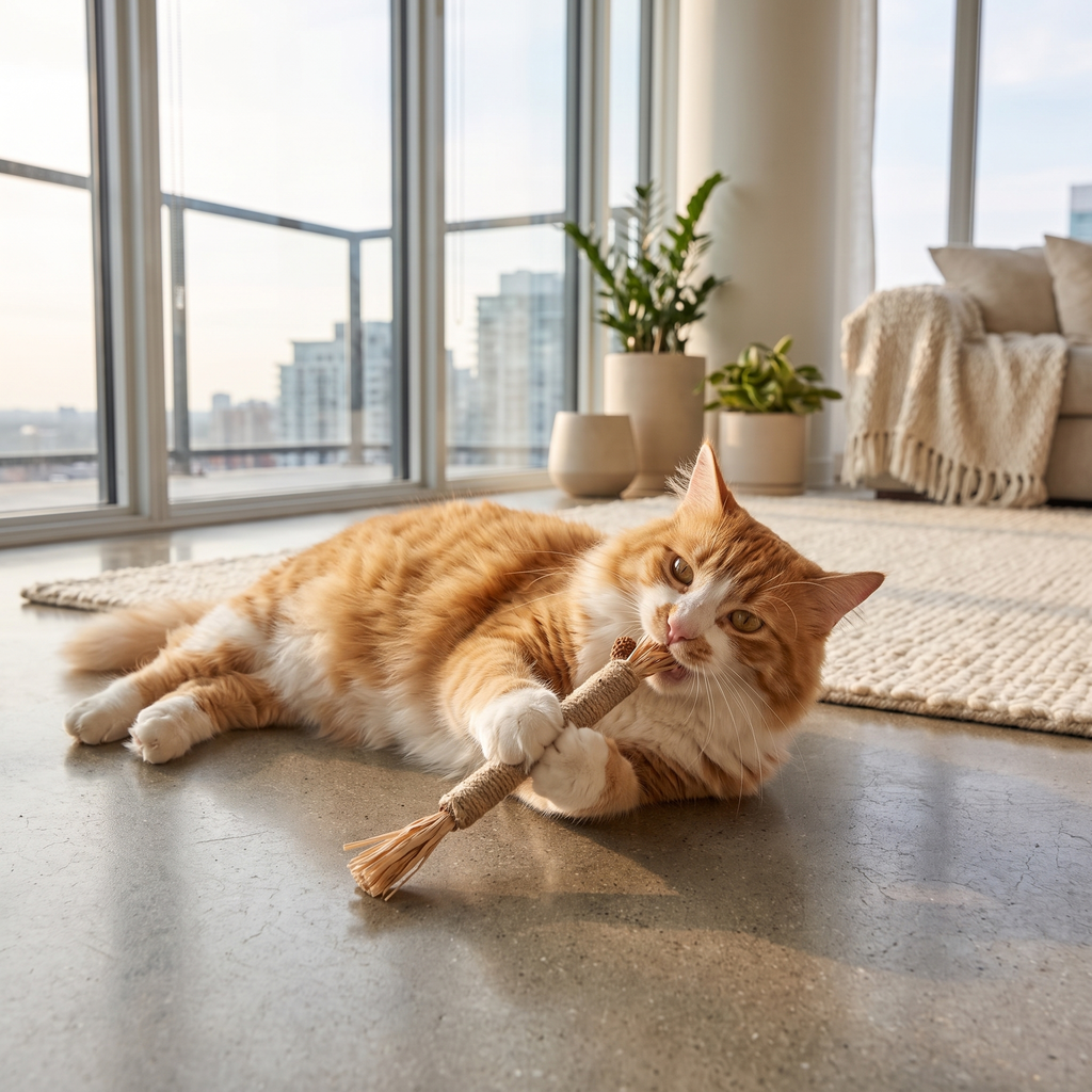 Natural Silvervine Chew Sticks - Cat Toy