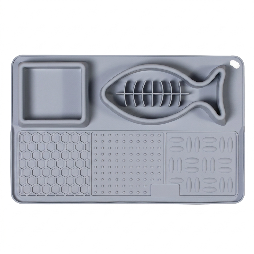Multifunction Slow Feeder Station — Bowl, Maze & Lick Mat