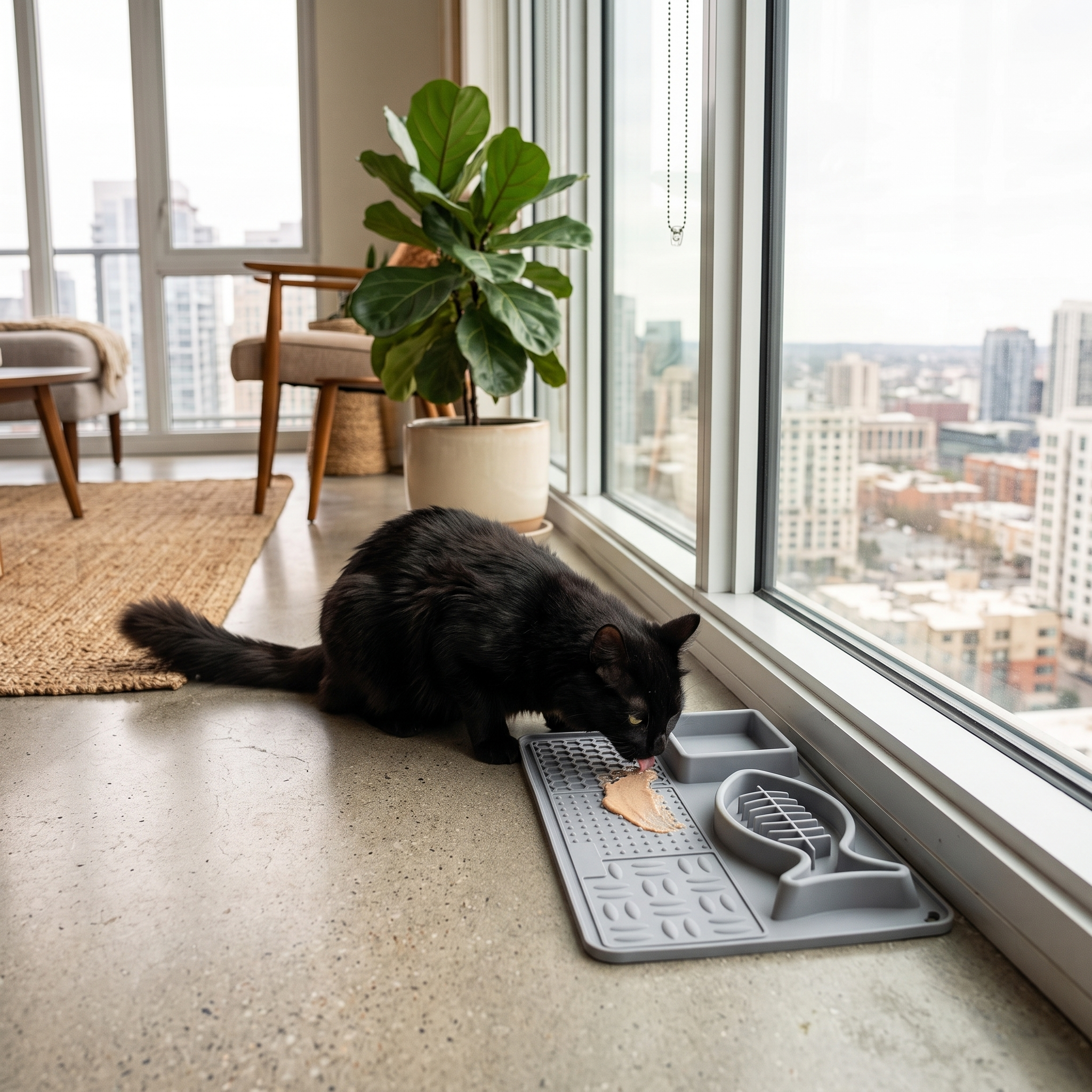 Multifunction Slow Feeder Station — Bowl, Maze & Lick Mat