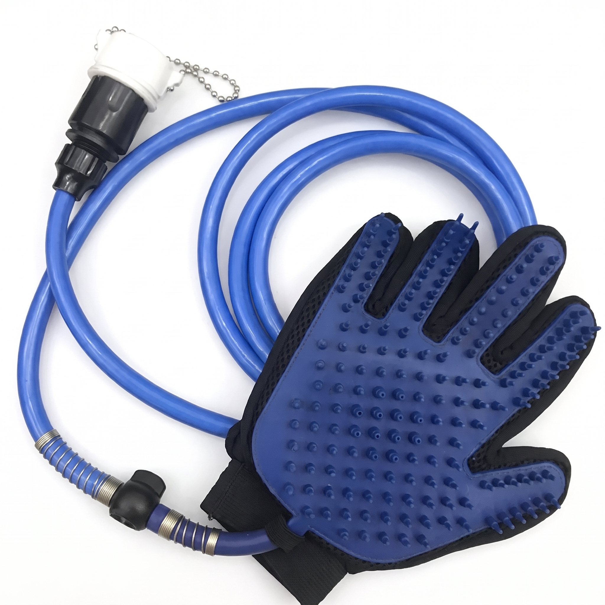 Pet Bathing Glove — Sprayer & Scrubber with 7.5 ft Hose